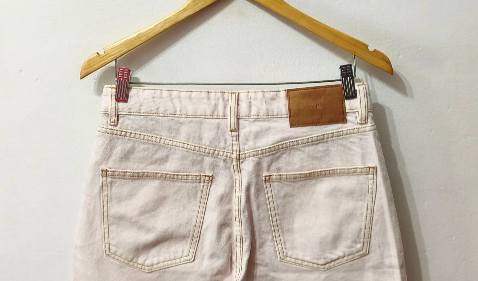 Witte denimshort Zara heren Maat 38 – photo 7